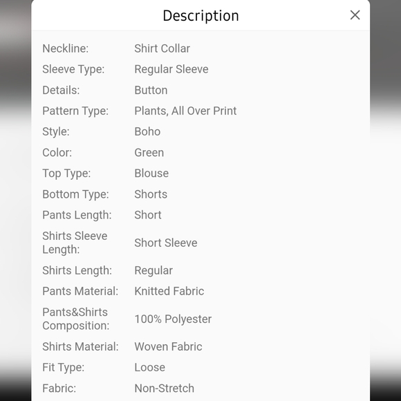 SHEIN Shorts Set - Picture 5 of 6